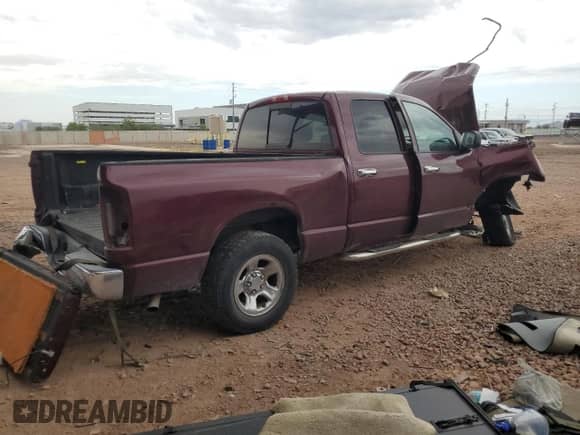 2002 Dodge 1500 с VIN 3D7HA18N02G188982, выставлен на аукционе Copart как лот 82389275 с пробегом 166 366 миль миль и Списание • Salvage title. История ставок и продаж доступна на DreamBid. Изображение 3.