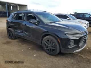 2020 Chevrolet Blazer LT z VIN 3GNKBCRS5LS712078, wystawiony jako Copart lot #80587605 z przebiegiem 61 926 mil mil oraz Szkoda całkowita • Salvage title. Historia ofert i sprzedaży dostępna na DreamBid. Obrazek 4.