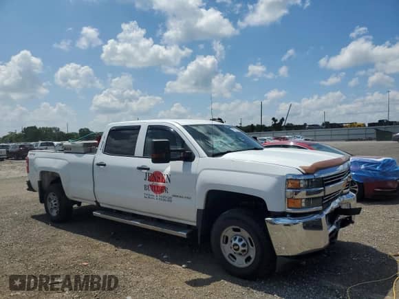 2017 Chevrolet Silverado 2500HD Work Truck with VIN 1GC1KUEG0HF103164, listed as a Copart auction lot 64270355 with 227,589 mi miles and Salvage title. Bid and sale history available at DreamBid. Image 4.