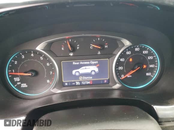 2020 Chevrolet Traverse LT Cloth z VIN 1GNERGKW4LJ322474, wystawiony jako Copart lot #71792995 z przebiegiem 72 734 mil mil oraz Szkoda całkowita • Salvage title. Historia ofert i sprzedaży dostępna na DreamBid. Obrazek 9.