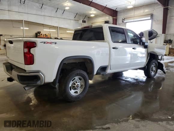 2024 Chevrolet Silverado 2500HD Work Truck с VIN 2GC4YLE76R1178112, выставлен на аукционе Copart как лот 69078355 с пробегом 46 828 миль миль и Списание • Salvage title. История ставок и продаж доступна на DreamBid. Изображение 3.