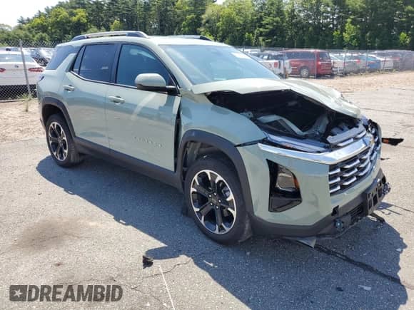 2025 Chevrolet Equinox AWD LT with VIN 3GNAXPEG3SL225007, listed as a Copart auction lot 63087625 with 12,283 mi miles and Non repairable. Bid and sale history available at DreamBid. Image 4.