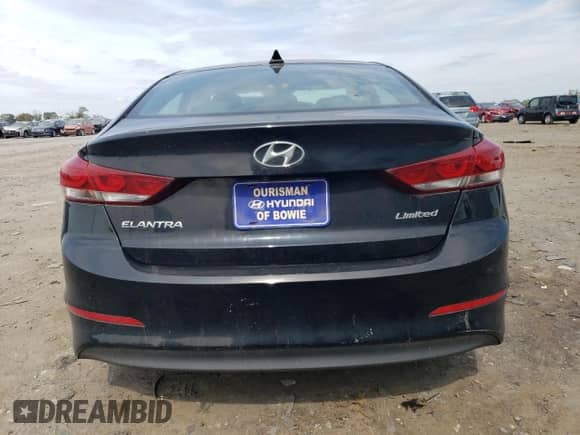 2017 Hyundai Elantra Limited with VIN KMHD84LF4HU164210, listed as a Copart auction lot 82108145 with 79,182 mi miles and Salvage title. Bid and sale history available at DreamBid. Image 6.