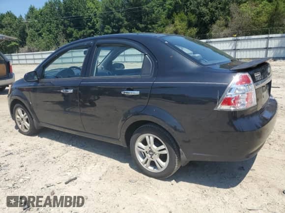 2009 Chevrolet Aveo 2LT with VIN KL1TG56E09B613737, listed as a Copart auction lot 65189025 with 120,328 mi miles and Clean title. Bid and sale history available at DreamBid. Image 2.