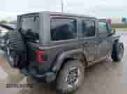 2021 Jeep Wrangler Unlimited Rubicon with VIN 1C4HJXFG2MW593389, listed as a Copart auction lot 62698895 with 23,738 mi miles and Salvage title. Bid and sale history available at DreamBid. Image 3.