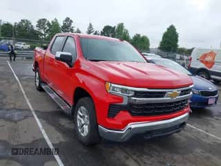 2023 Chevrolet Silverado 1500 LT z VIN 3GCPDDEKXPG153298, wystawiony jako IAAI lot #42125193 z przebiegiem 46 507 mil mil oraz . Historia ofert i sprzedaży dostępna na DreamBid. Obrazek 1.