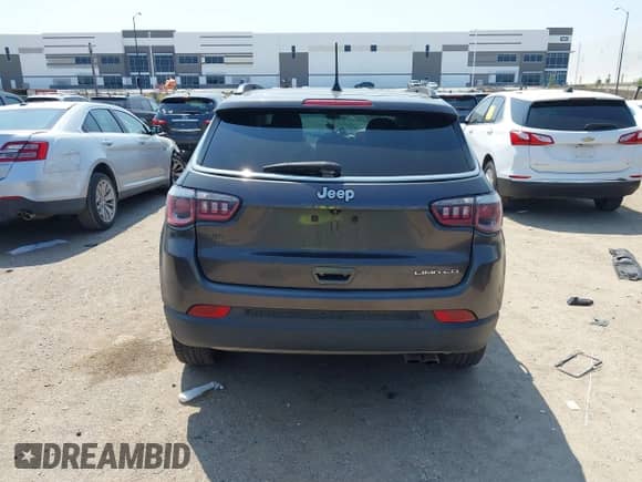 2020 Jeep Compass Limited with VIN 3C4NJCCB5LT114424, listed as a IAAI auction lot 43164924 with 99,096 mi miles and . Bid and sale history available at DreamBid. Image 16.