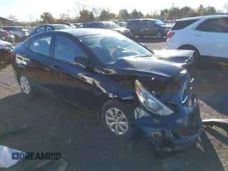 2016 Hyundai Accent SE with VIN KMHCT4AE2GU017600, listed as a IAAI auction lot 43487314 with 69,564 mi miles and . Bid and sale history available at DreamBid. Image 1.