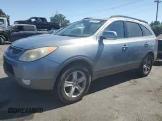 2007 Hyundai Veracruz GLS with VIN KM8NU13C97U026004, listed as a Copart auction lot 63641504 with 205,846 mi miles and Salvage title. Bid and sale history available at DreamBid. Image 1.