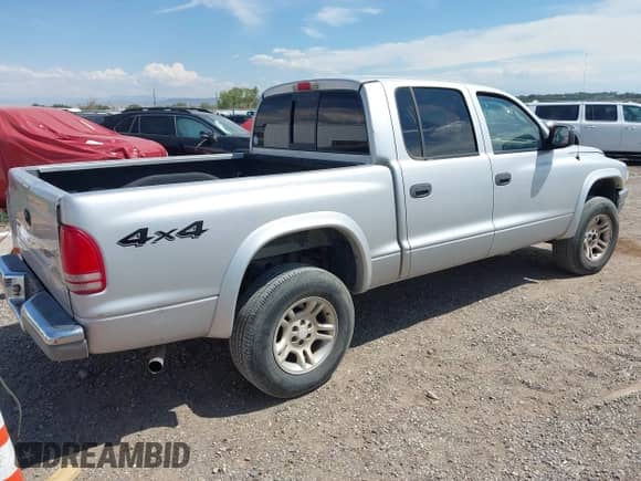 2004 Dodge Dakota SLT with VIN 1D7HG48N94S609108, listed as a IAAI auction lot 43056962 with 245,680 mi miles and . Bid and sale history available at DreamBid. Image 4.