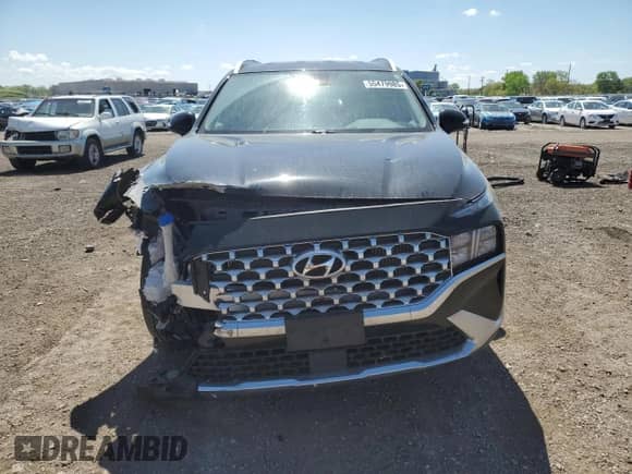 2022 Hyundai Santa Fe SEL Convenience with VIN KM8S6DA2XNU019147, listed as a Copart auction lot 55479985 with 45,526 mi miles and Salvage title. Bid and sale history available at DreamBid. Image 5.