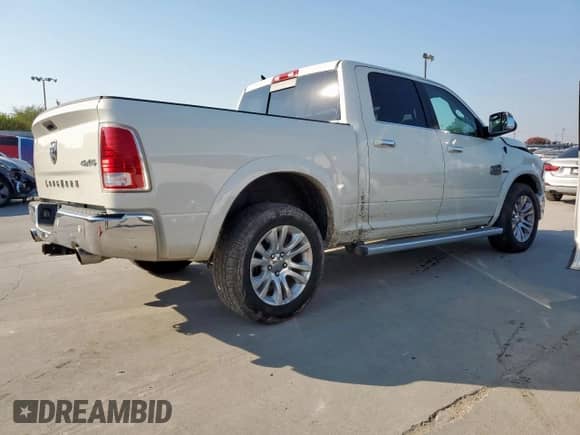 2018 Ram 1500 Longhorn with VIN 1C6RR7PT6JS158569, listed as a Copart auction lot 80402375 with 110,212 mi miles and Salvage title. Bid and sale history available at DreamBid. Image 3.