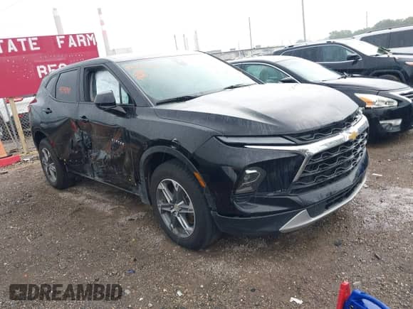 2023 Chevrolet Blazer LT with VIN 3GNKBCR47PS223978, listed as a IAAI auction lot 42971190 with 54,141 mi miles and . Bid and sale history available at DreamBid. Image 1.