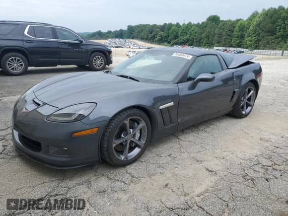 2010 Chevrolet Corvette Z16 Grand Sport 3LT with VIN 1G1YW2DW1A5108331, listed as a Copart auction lot 55480474 with 75,143 mi miles and Salvage title. Bid and sale history available at DreamBid. Image 1.