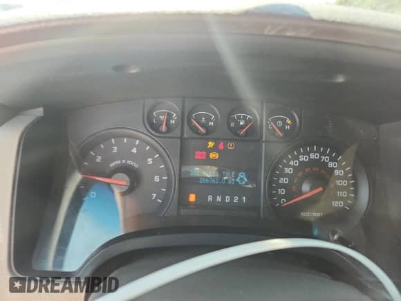 2010 Ford F-150 XL with VIN 1FTEX1CW7AFA50125, listed as a Copart auction lot 71745345 with 206,762 mi miles and Salvage title. Bid and sale history available at DreamBid. Image 9.