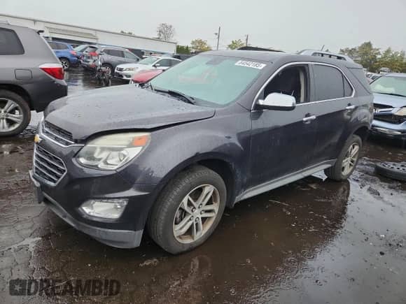 2016 Chevrolet Equinox LTZ z VIN 2GNFLGEK2G6209799, wystawiony jako Copart lot #84542185 z przebiegiem 108 225 mil mil oraz Szkoda całkowita • Salvage title. Historia ofert i sprzedaży dostępna na DreamBid. Obrazek 1.