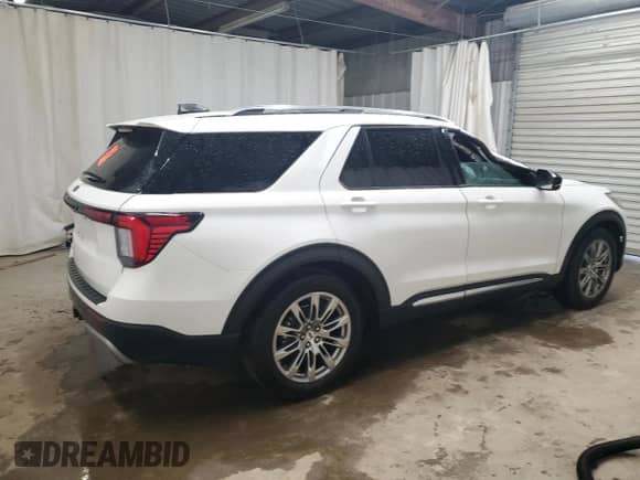 2025 Ford Explorer with VIN 1FMUK7HH9SGA44955, listed as a Copart auction lot 55428485 with Not provided miles and Non repairable. Bid and sale history available at DreamBid. Image 3.