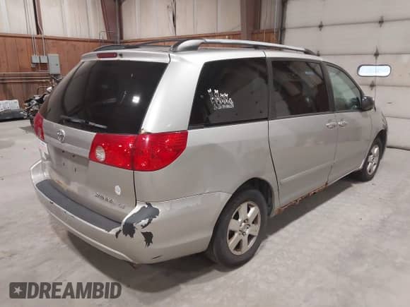 2008 Toyota Sienna LE with VIN 5TDZK23C78S186471, listed as a IAAI auction lot 43514763 with 184,389 mi miles and . Bid and sale history available at DreamBid. Image 4.