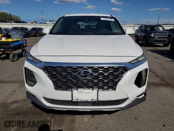 2019 Hyundai Santa Fe SE with VIN 5NMS2CAD2KH101856, listed as a Copart auction lot 71641775 with 46,083 mi miles and Salvage title. Bid and sale history available at DreamBid. Image 5.
