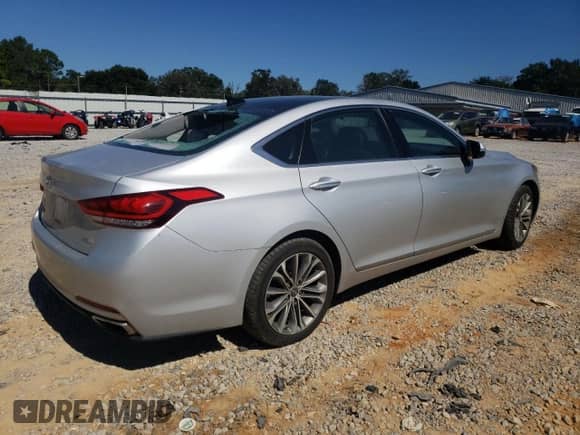 2015 Hyundai Genesis 3.8L with VIN KMHGN4JE9FU062950, listed as a Copart auction lot 86128805 with 113,742 mi miles and Salvage title. Bid and sale history available at DreamBid. Image 3.