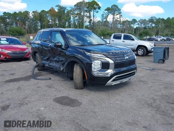 2024 Mitsubishi Outlander SEL with VIN JA4J3WA88RZ019188, listed as a IAAI auction lot 43293153 with 13,457 mi miles and . Bid and sale history available at DreamBid. Image 1.