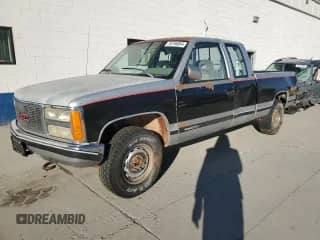 1992 GMC Sierra 1500 with VIN 2GTEK19K0N1519801, listed as a Copart auction lot 76756064 with 325,350 mi miles and Clean title. Bid and sale history available at DreamBid. Image 1.