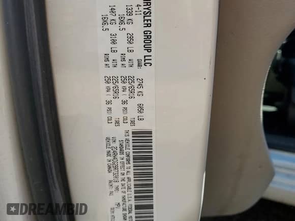 2011 Dodge Grand Caravan Express with VIN 2D4RN4DG2BR732018, listed as a Copart auction lot 69434575 with 140,233 mi miles and Salvage title. Bid and sale history available at DreamBid. Image 13.