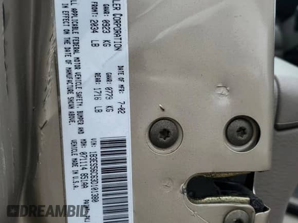 2003 Dodge Neon SXT z VIN 1B3ES56C63D101380, wystawiony jako Copart lot #84546684 z przebiegiem 32 643 mil mil oraz Szkoda całkowita • Salvage title. Historia ofert i sprzedaży dostępna na DreamBid. Obrazek 12.