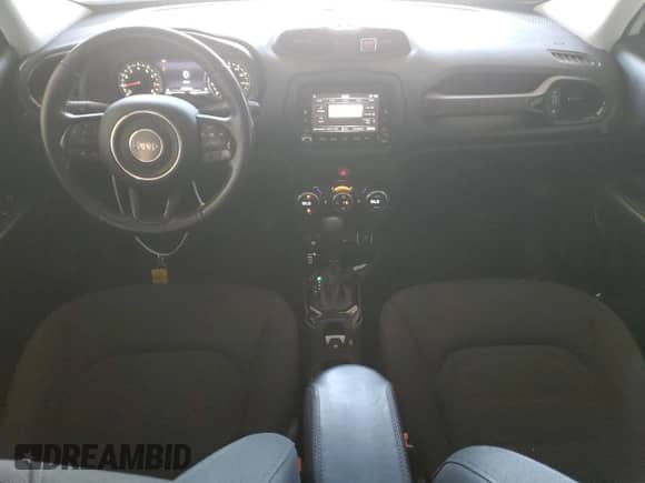 2017 Jeep Renegade Latitude with VIN ZACCJBBB0HPE85444, listed as a Copart auction lot 84538345 with 102,299 mi miles and Salvage title. Bid and sale history available at DreamBid. Image 8.