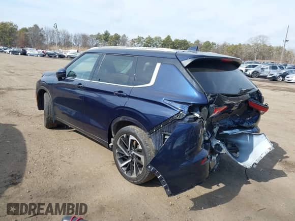 2023 Mitsubishi Outlander SEL with VIN JA4J4VA89PZ042774, listed as a IAAI auction lot 41630074 with 51,885 mi miles and . Bid and sale history available at DreamBid. Image 3.