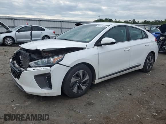 2018 Hyundai Ioniq SEL с VIN KMHC75LCXJU098293, выставлен на аукционе Copart как лот 58387894 с пробегом 168 534 миль миль и Списание • Salvage title. История ставок и продаж доступна на DreamBid. Изображение 1.