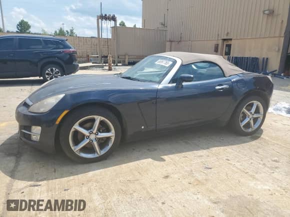 2007 Saturn Sky with VIN 1G8MB35B97Y104225, listed as a Copart auction lot 66997765 with Not provided miles and Salvage title. Bid and sale history available at DreamBid. Image 1.