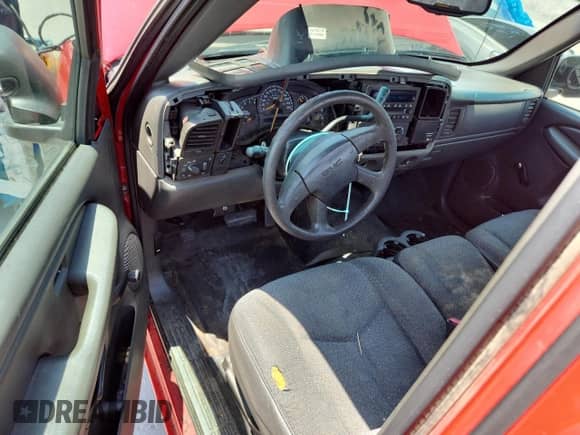 2004 GMC Sierra 1500 Work Truck with VIN 1GTEC14X34Z345969, listed as a Copart auction lot 62017245 with 165,519 mi miles and Salvage title. Bid and sale history available at DreamBid. Image 8.