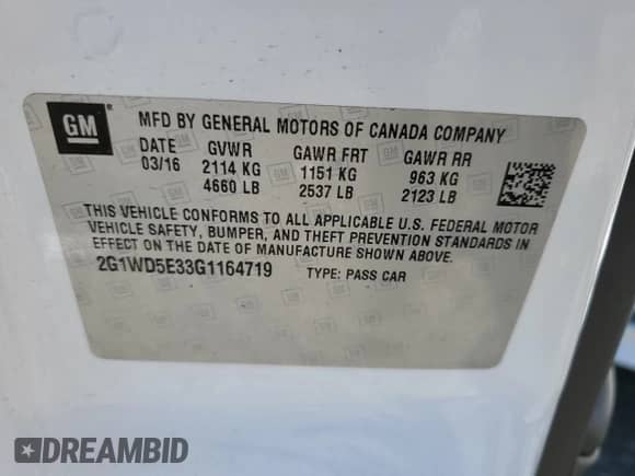 2016 Chevrolet Impala Police Police with VIN 2G1WD5E33G1164719, listed as a Copart auction lot 50499805 with 80,677 mi miles and Salvage title. Bid and sale history available at DreamBid. Image 12.