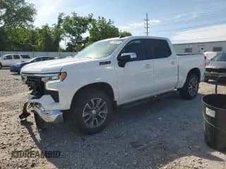 2025 Chevrolet Silverado 1500 LT with VIN 2GCUKDEDXS1165012, listed as a Copart auction lot 57988545 with 1,117 mi miles and Salvage title. Bid and sale history available at DreamBid. Image 1.