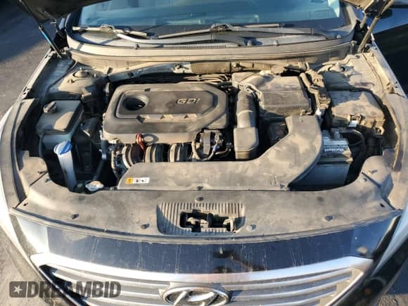 2017 Hyundai Sonata 2.4L with VIN 5NPE24AFXHH458735, listed as a Copart auction lot 89499665 with 158,213 mi miles and Salvage title. Bid and sale history available at DreamBid. Image 11.