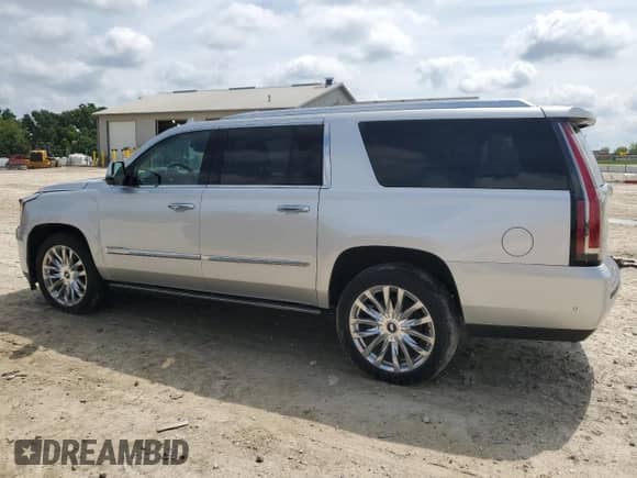 2020 Cadillac Escalade ESV Premium Luxury с VIN 1GYS4JKJ9LR283288, выставлен на аукционе Copart как лот 60517225 с пробегом 52 370 миль миль и Списание • Salvage title. История ставок и продаж доступна на DreamBid. Изображение 2.