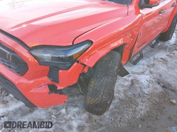 2024 Toyota Tacoma SR5 with VIN 3TYLB5JN8RT016492, listed as a IAAI auction lot 41356245 with 3,649 mi miles and . Bid and sale history available at DreamBid. Image 6.