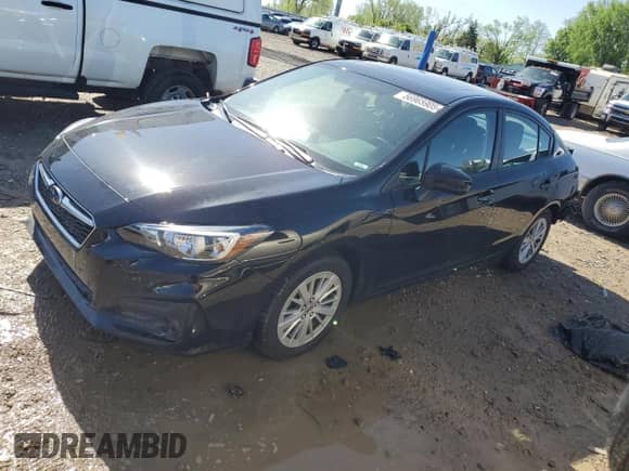 2018 Subaru Impreza Premium with VIN 4S3GKAB65J3620505, listed as a Copart auction lot 56965905 with 97,317 mi miles and Clean title. Bid and sale history available at DreamBid. Image 1.