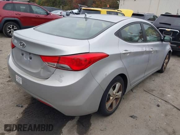 2013 Hyundai Elantra GLS with VIN 5NPDH4AE9DH257534, listed as a IAAI auction lot 43567843 with 151,960 mi miles and . Bid and sale history available at DreamBid. Image 4.