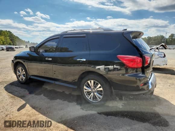 2019 Nissan Pathfinder SL with VIN 5N1DR2MN4KC606696, listed as a Copart auction lot 86692115 with 142,360 mi miles and Salvage title. Bid and sale history available at DreamBid. Image 2.