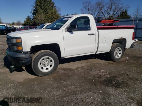 2015 Chevrolet Silverado 1500 LS z VIN 1GCNKPEH2FZ149845, wystawiony jako Copart lot #48218985 z przebiegiem 116 676 mil mil oraz Szkoda całkowita • Salvage title. Historia ofert i sprzedaży dostępna na DreamBid. Obrazek 1.