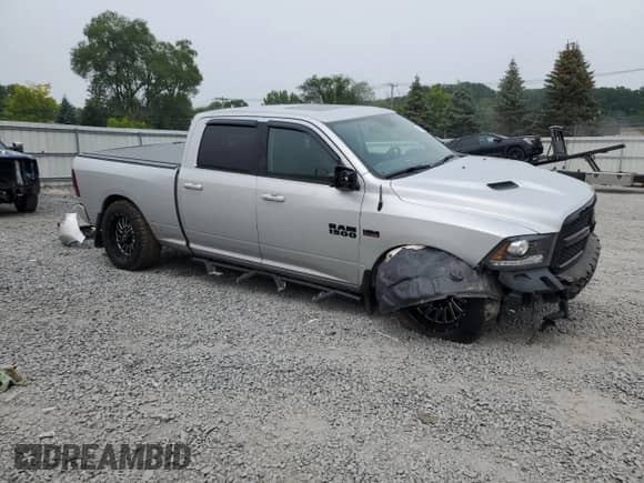 2017 Ram 1500 Sport with VIN 1C6RR7UT2HS625016, listed as a Copart auction lot 67531035 with 132,419 mi miles and Salvage title. Bid and sale history available at DreamBid. Image 4.