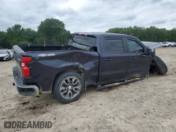 2022 Chevrolet Silverado 1500 LT with VIN 1GCPDDEK5NZ576478, listed as a Copart auction lot 67030565 with Not provided miles and Salvage title. Bid and sale history available at DreamBid. Image 3.