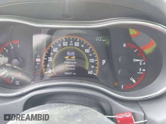 2018 Dodge Durango SXT with VIN 1C4RDJAG5JC111480, listed as a IAAI auction lot 42502726 with 59,537 mi miles and . Bid and sale history available at DreamBid. Image 7.