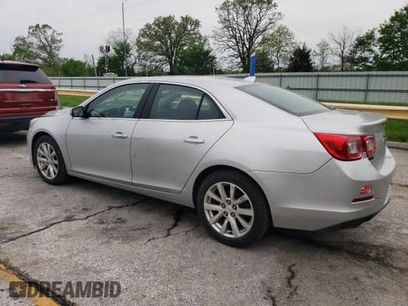 2014 Chevrolet Malibu LTZ with VIN 1G11H5SL2EF152389, listed as a Copart auction lot 55096155 with 48,961 mi miles and Salvage title. Bid and sale history available at DreamBid. Image 2.