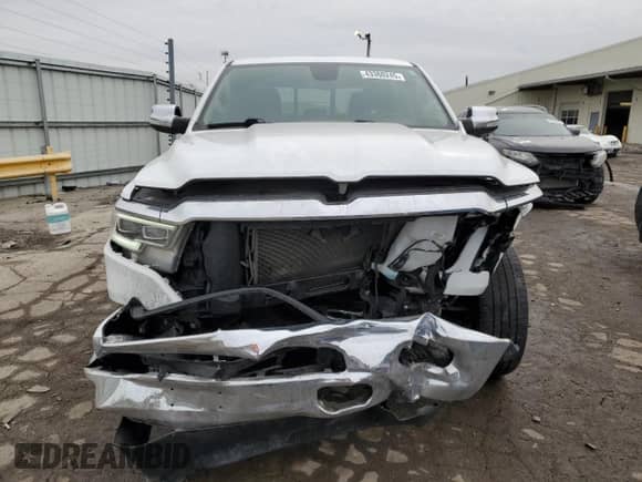 2020 Ram 1500 Longhorn with VIN 1C6SRFKT4LN305234, listed as a Copart auction lot 43360245 with 82,051 mi miles and Salvage title. Bid and sale history available at DreamBid. Image 5.