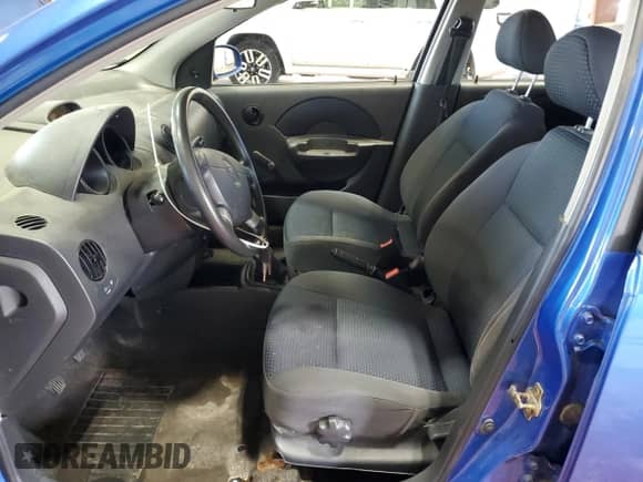 2006 Chevrolet Aveo LS с VIN KL1TD66666B555667, выставлен на аукционе Copart как лот 56268585 с пробегом 42 939 миль миль и Чистый • Clean title. История ставок и продаж доступна на DreamBid. Изображение 7.