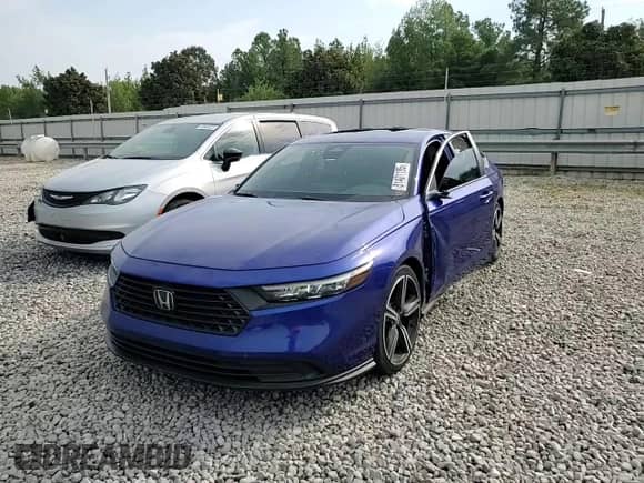 2023 Honda Accord Sport with VIN 1HGCY2F54PA012436, listed as a Copart auction lot 81401195 with 57,389 mi miles and Salvage title. Bid and sale history available at DreamBid. Image 13.