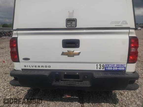 2018 Chevrolet Silverado 1500 Work Truck with VIN 1GCNCNEH9JZ284685, listed as a Copart auction lot 60704735 with 165,791 mi miles and Salvage title. Bid and sale history available at DreamBid. Image 6.